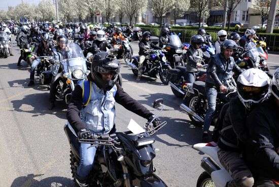 Biker season kicks off in Krasnodar