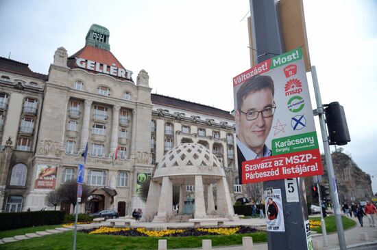 Pre-election agitation in Hungary
