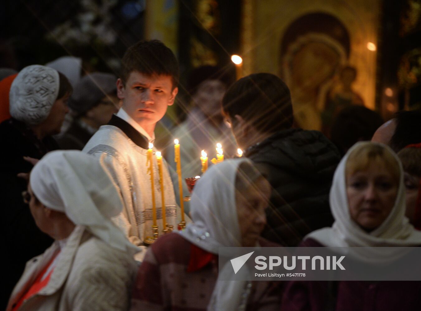 Orthodox Easter celebrated in Russian regions