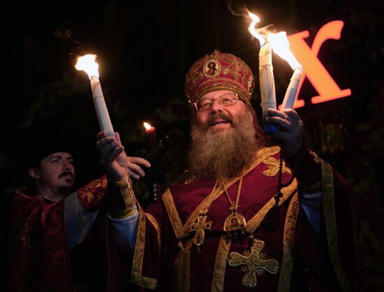 Orthodox Easter celebrated in Russian regions