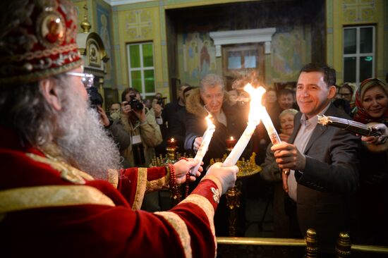 Orthodox Easter celebrated in Russian regions