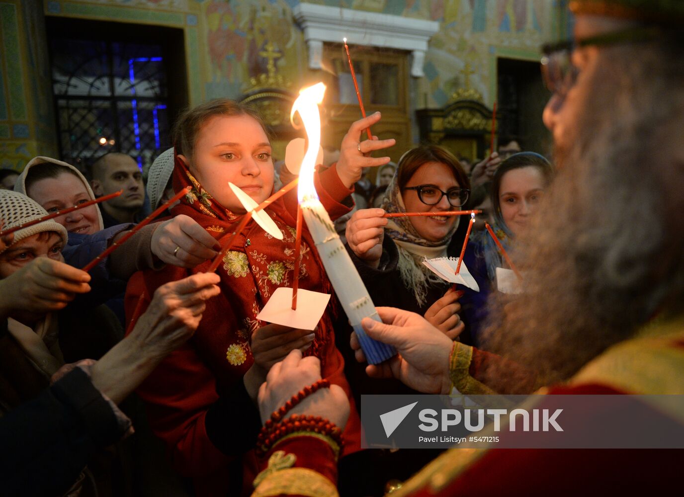 Orthodox Easter celebrated in Russian regions