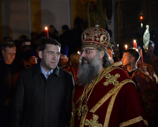 Orthodox Easter celebrated in Russian regions