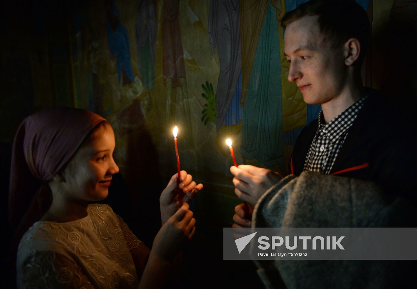 Orthodox Easter celebrated in Russian regions