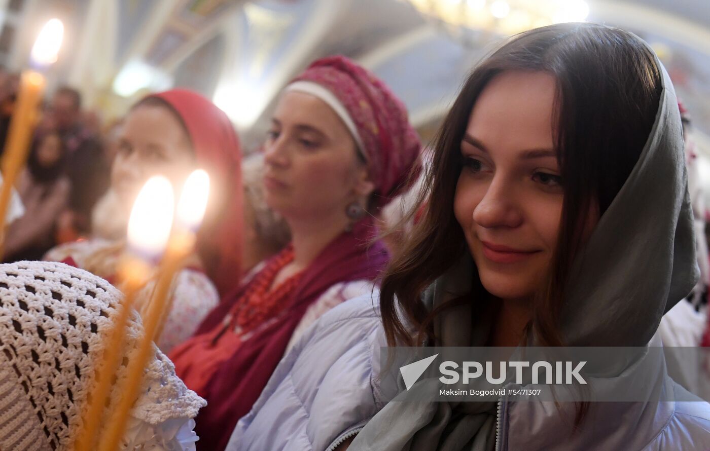 Orthodox Easter celebrated in Russian regions