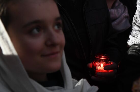 Orthodox Easter celebrated in Russian regions