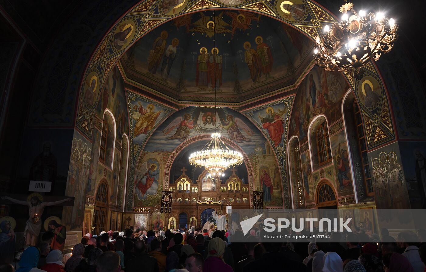 Orthodox Easter celebrated in Russian regions