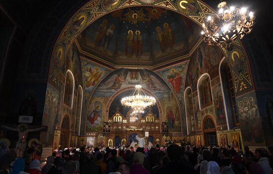 Orthodox Easter celebrated in Russian regions