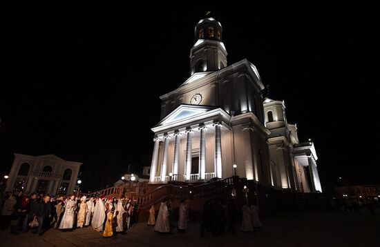 Orthodox Easter celebrated in Russian regions