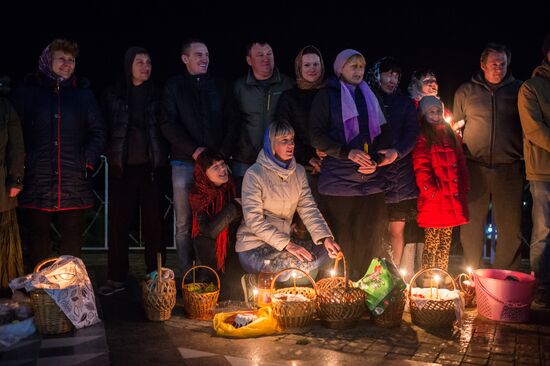 Orthodox Easter celebrated in Russian regions