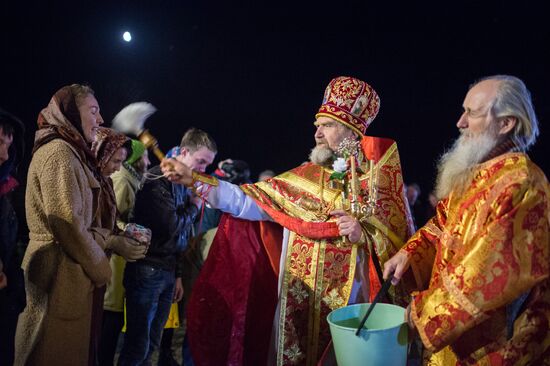 Orthodox Easter celebrated in Russian regions