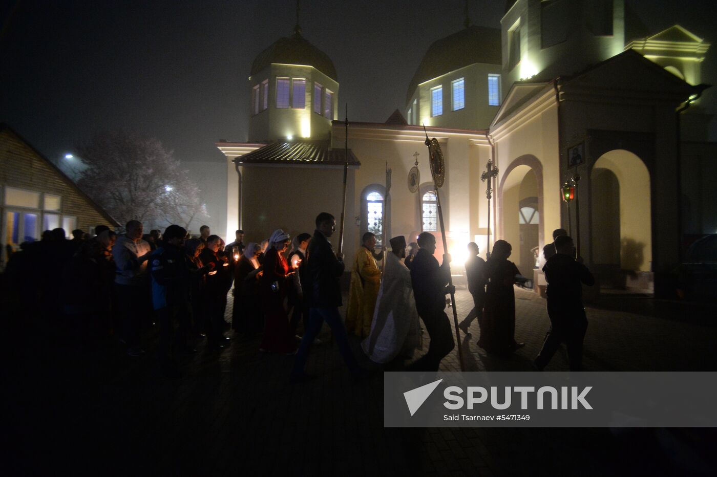 Orthodox Easter celebrated in Russian regions