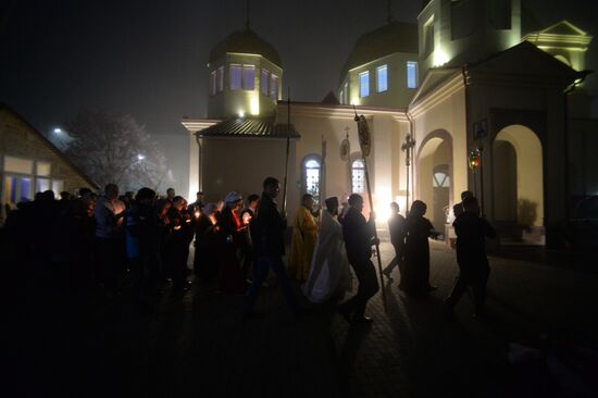 Orthodox Easter celebrated in Russian regions