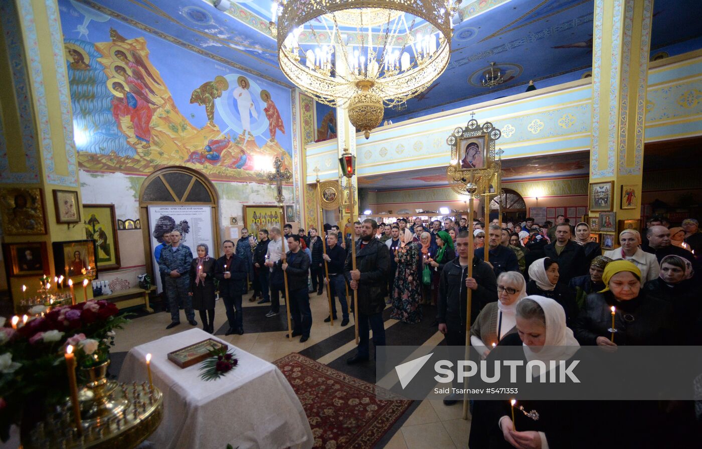 Orthodox Easter celebrated in Russian regions
