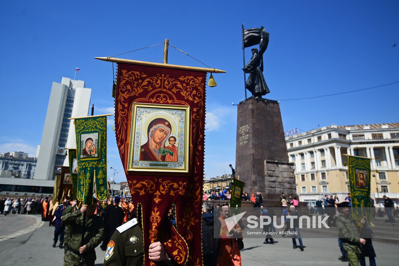 Orthodox Easter celebrated in Russian regions