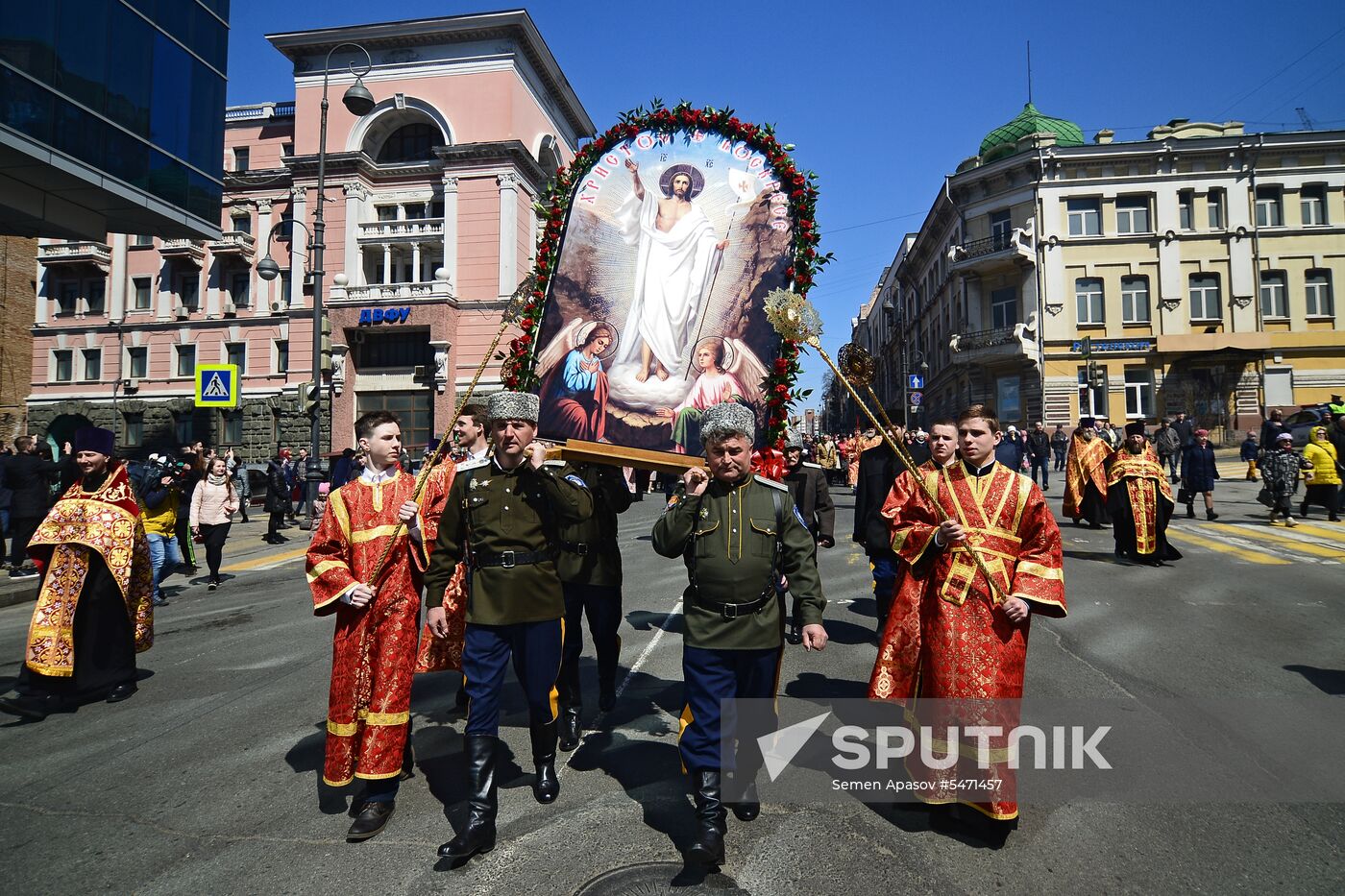 Orthodox Easter celebrated in Russian regions