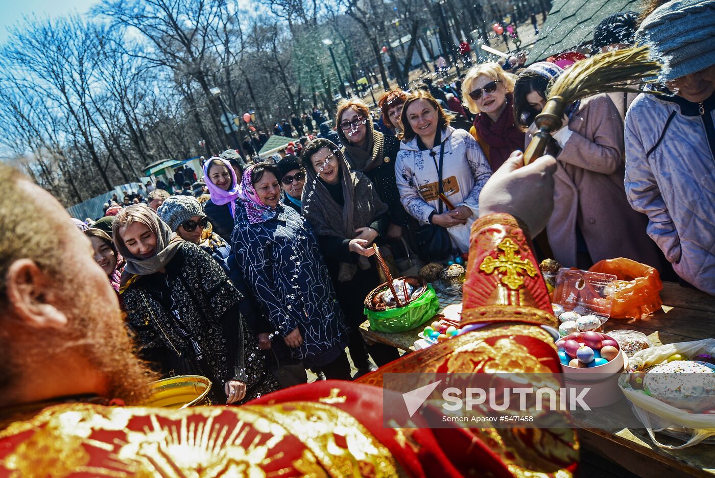 Orthodox Easter celebrated in Russian regions