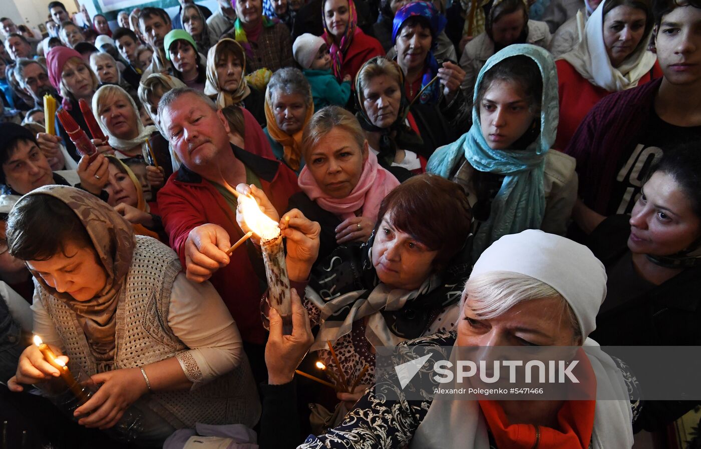 Orthodox Easter celebrated in Russian regions