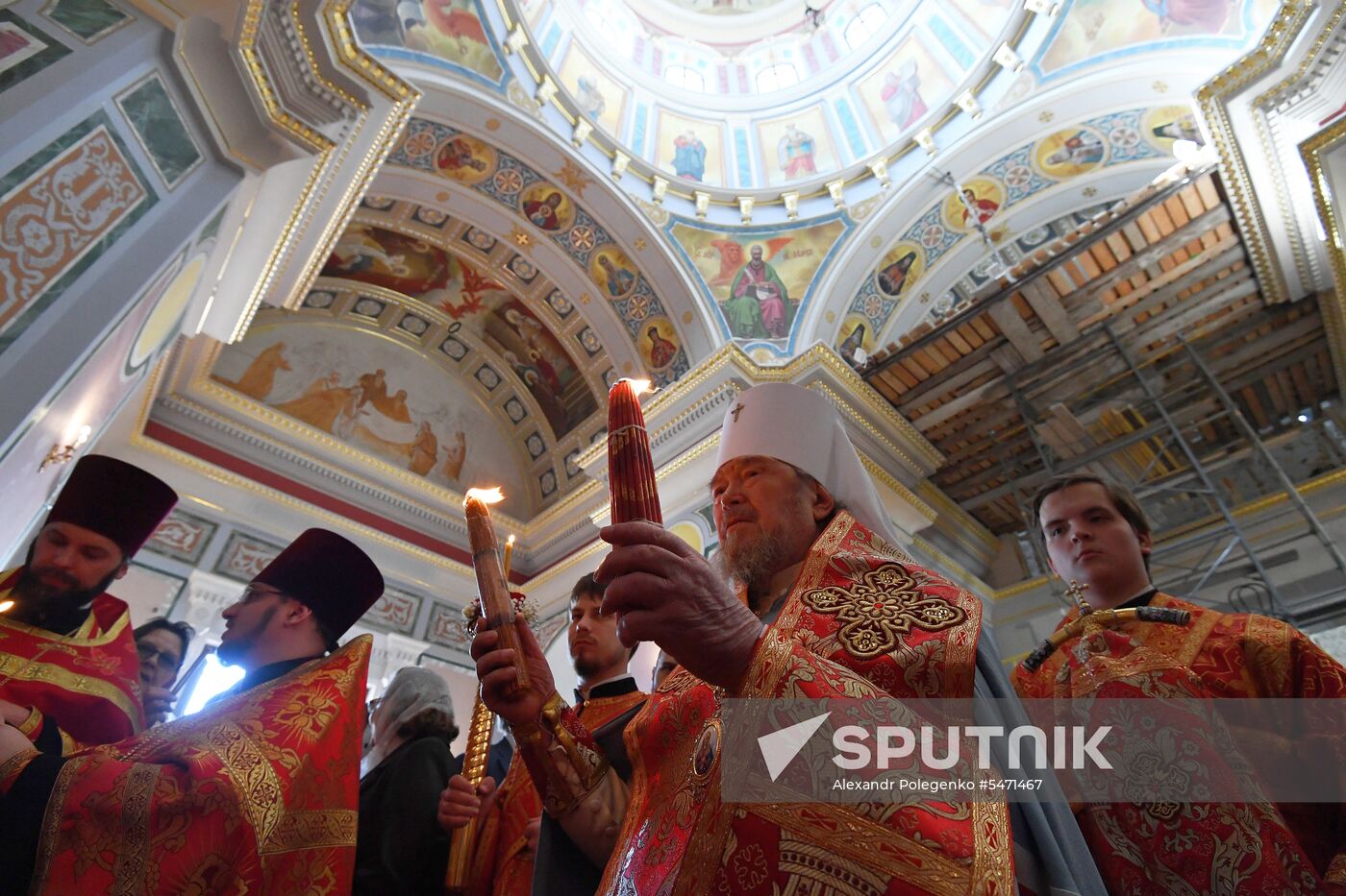 Orthodox Easter celebrated in Russian regions