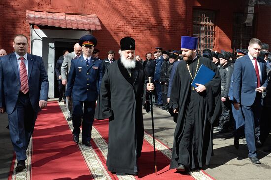 Patriarch Kirill visits Butyrskaya Jail Pre-trial Detention Center No.2