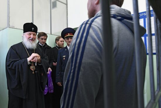 Patriarch Kirill visits Butyrskaya Jail Pre-trial Detention Center No.2