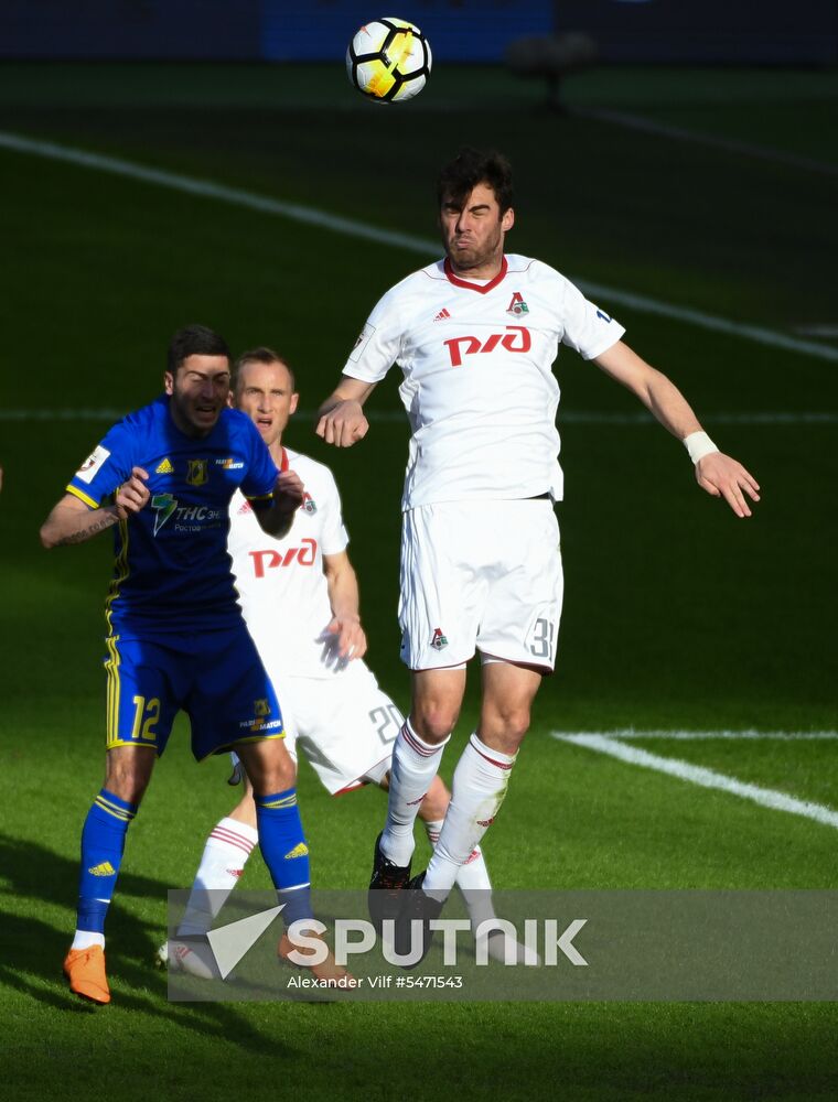 Football. Russian Premier League. Lokomotiv vs. Rostov