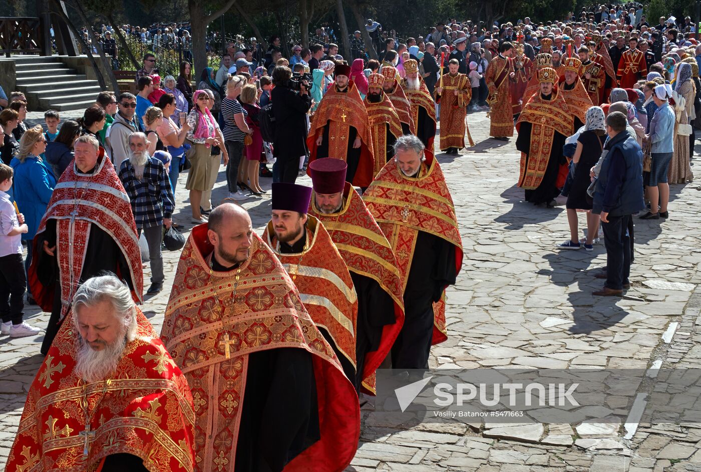 Holy Flame is welcomed in Sevastopol
