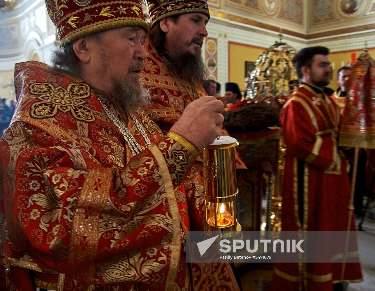 Holy Flame is welcomed in Sevastopol