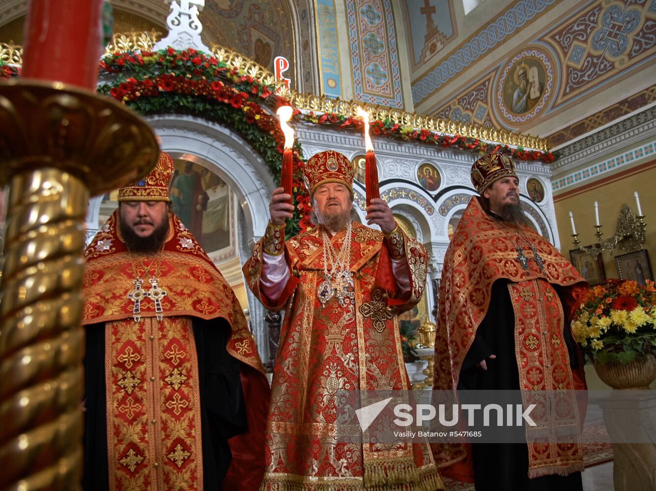 Holy Flame is welcomed in Sevastopol