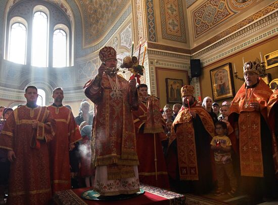 Holy Flame is welcomed in Sevastopol