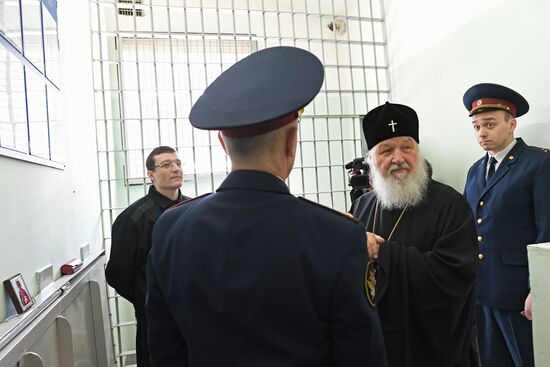 Patriarch Kirill visits Butyrskaya Jail Pre-trial Detention Center No.2