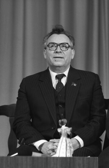 USSR Minister of Railways Nikolai Konarev