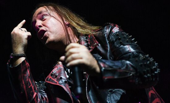Helloween band performs in Moscow