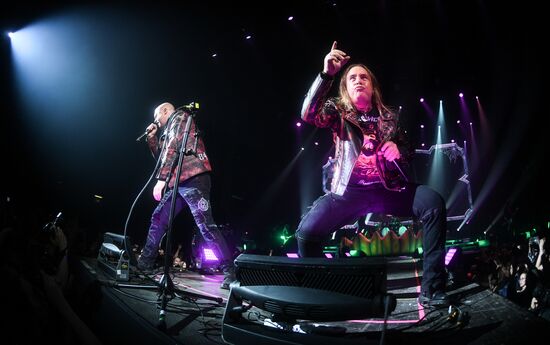 Helloween band performs in Moscow