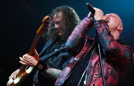 Helloween band performs in Moscow