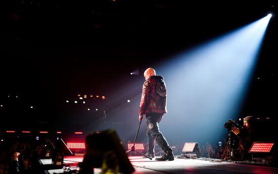 Helloween band performs in Moscow