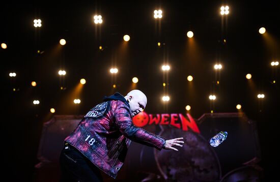 Helloween band performs in Moscow