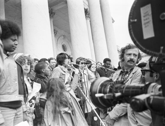 Antimilitary demonstration