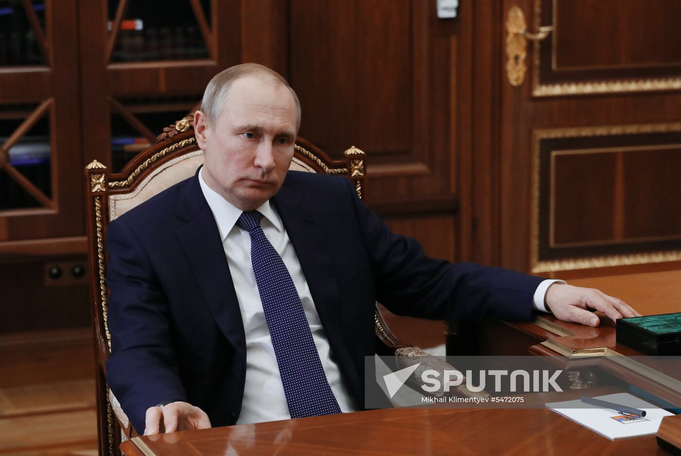 President Putin meets with Agriculture Minister Tkachev