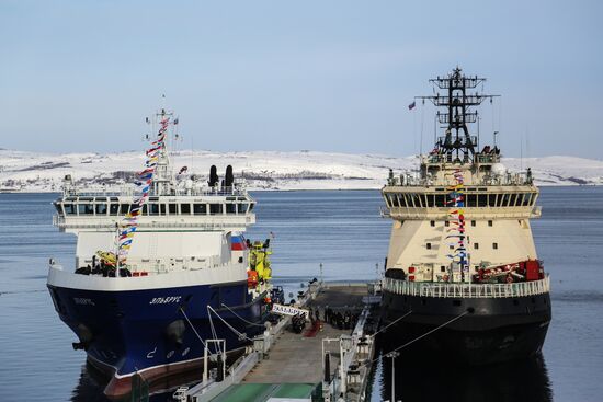 Logistics support vessel Elbrus becomes part of Northern Fleet