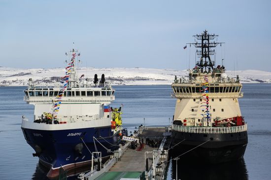 Logistics support vessel Elbrus becomes part of Northern Fleet