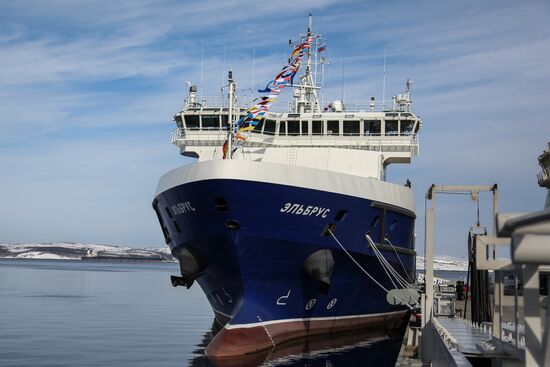 Logistics support vessel Elbrus becomes part of Northern Fleet