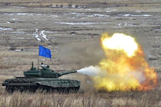 Tank biathlon in Chelyabinsk Region