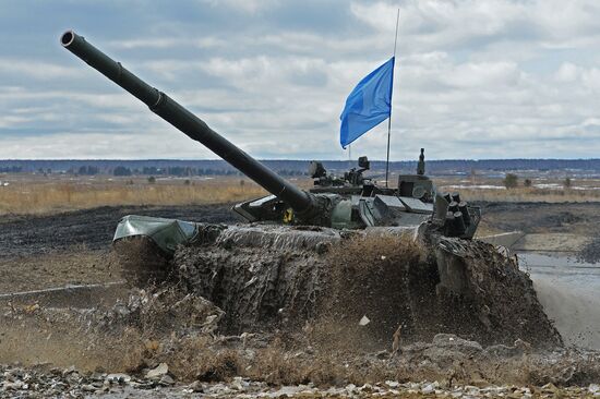 Tank biathlon in Chelyabinsk Region