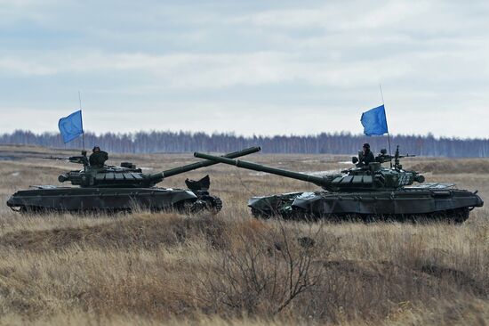 Tank biathlon in Chelyabinsk Region