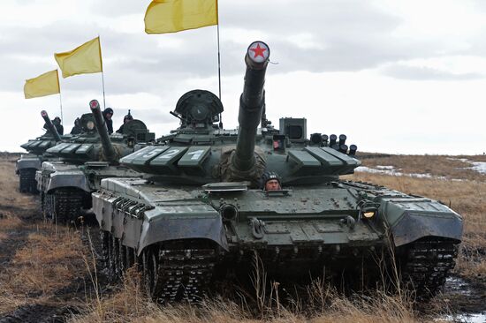 Tank biathlon in Chelyabinsk Region