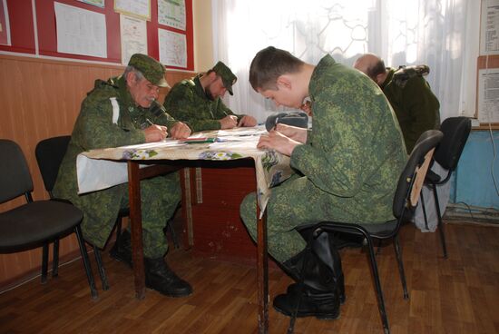 Situation at contact line in Lugansk Region