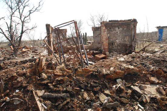 Situation at contact line in Lugansk Region