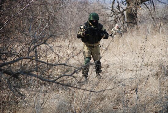 Situation at contact line in Lugansk Region