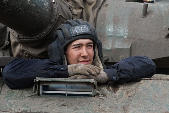 Tank biathlon in Chelyabinsk Region